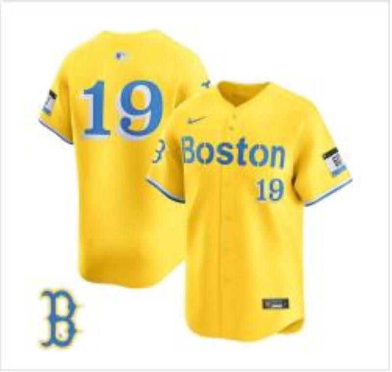 Men 2025 Boston Red Sox #19 Anthony yellow Nike MLB Jersey056->detroit lions->NFL Jersey